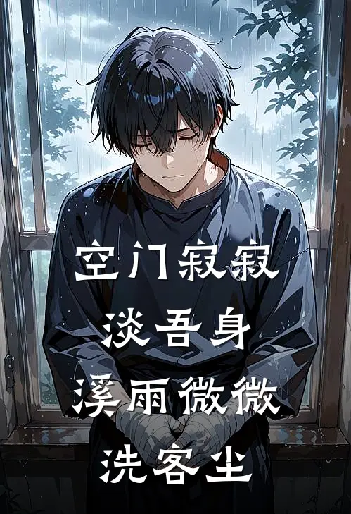 空门寂寂淡吾身,溪雨微微洗客尘