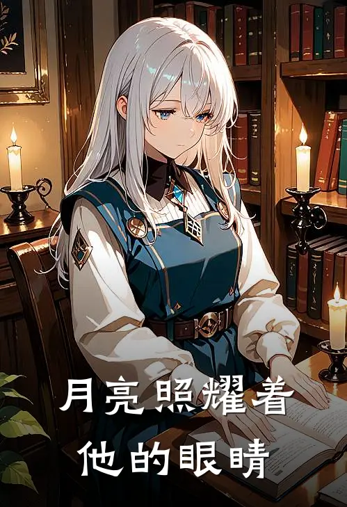 月亮照耀着他的眼睛