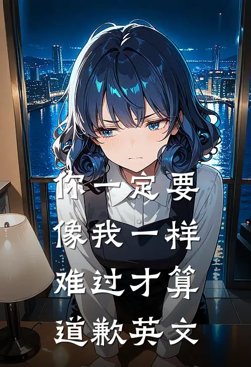 你一定要像我一样难过才算道歉英文